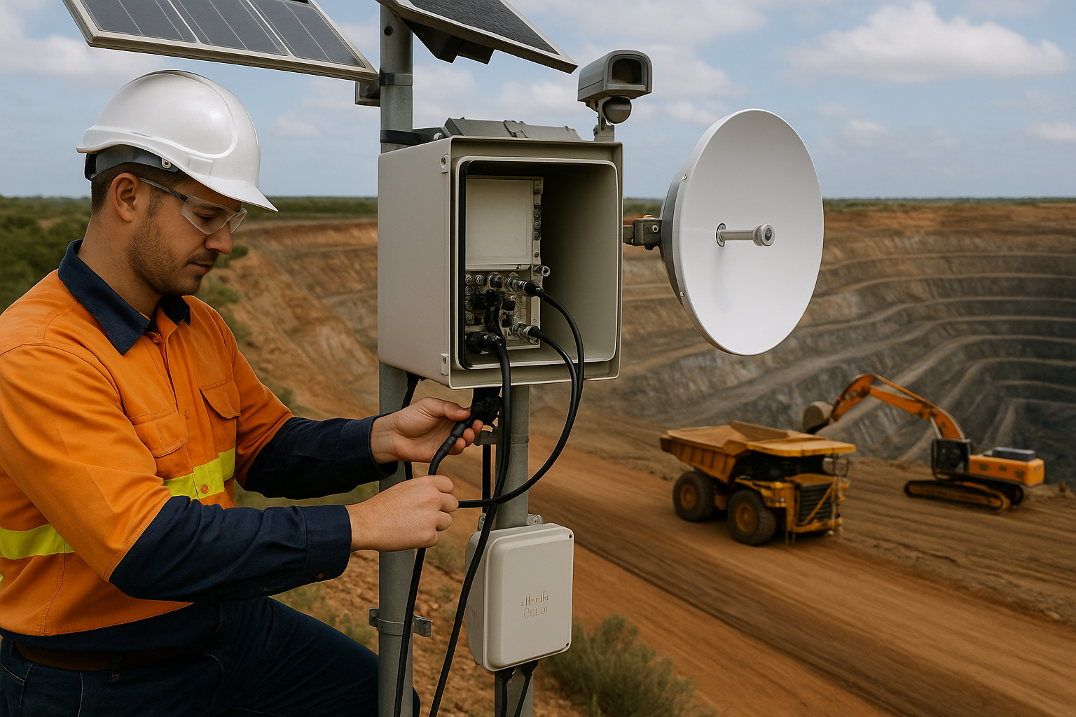 Mining and Industrial Network Support